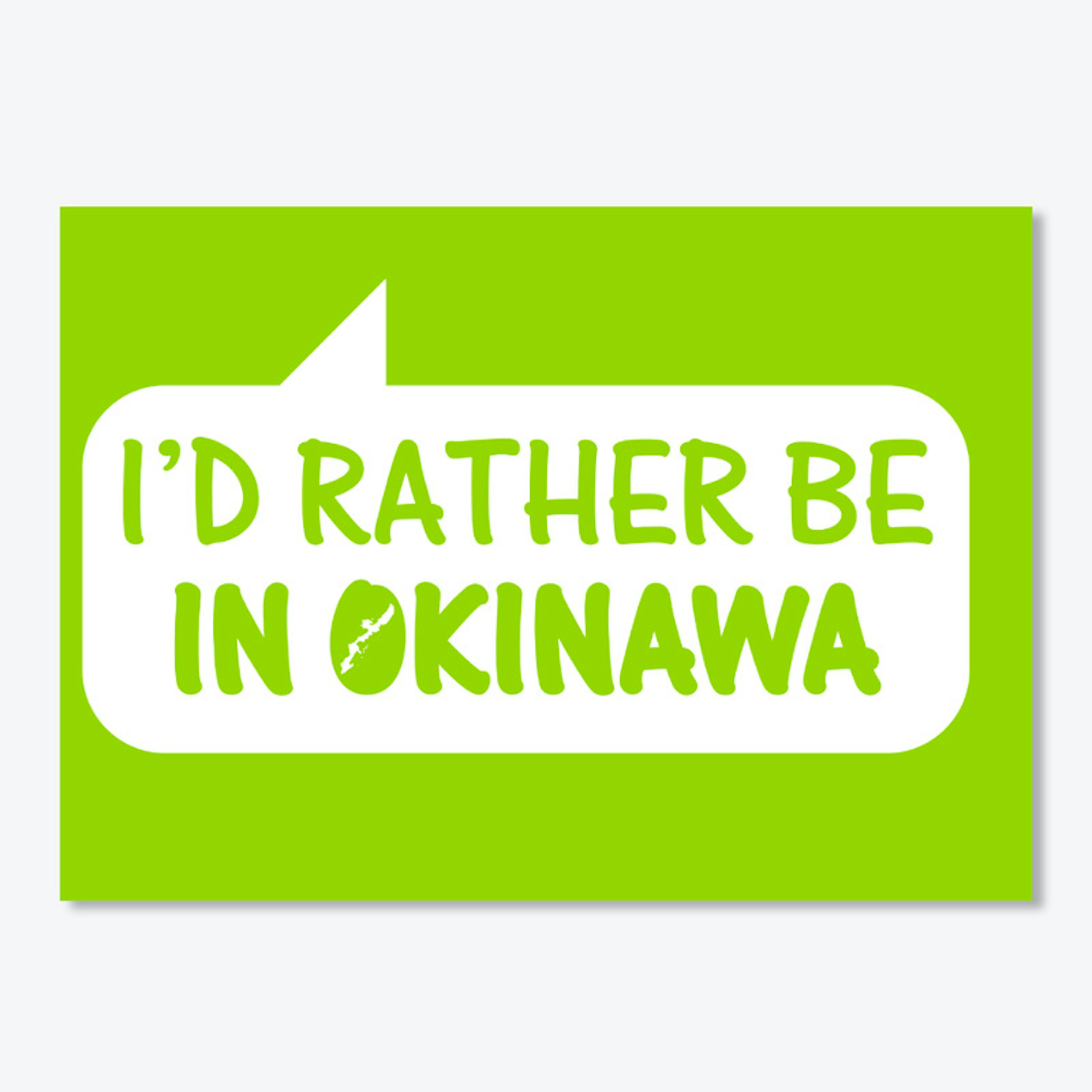 Id rather be in Okinawa.  